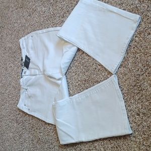 NWT Simply Vera Wang Denim bootcut white midrise size 14 jeans